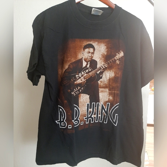 Authentic Rare Vintage BB King Concert Tee Shirt - Picture 1 of 4